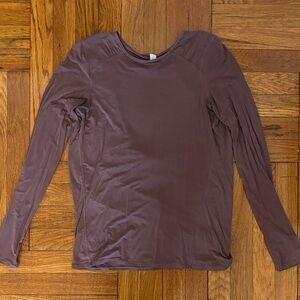 Lululemon Mauve Long Sleeve Top